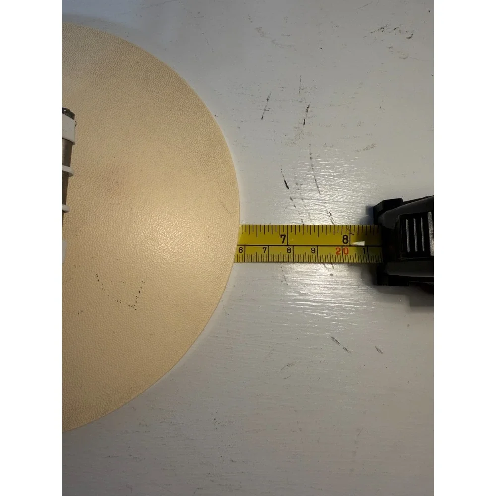 Vintage MCM LUXO Desk Lamp Industrial White w/ Base* TESTED Pixar